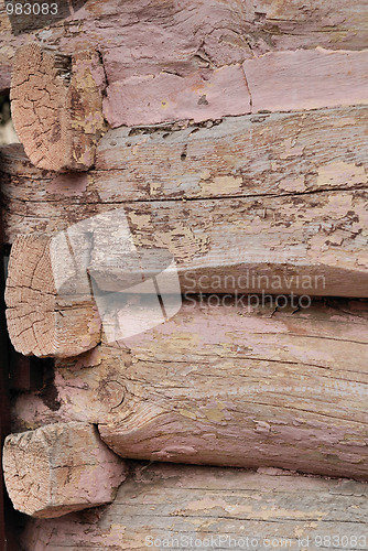 Image of old wooden wall