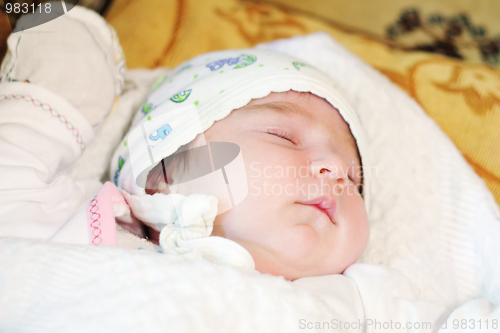 Image of Cute sleeping baby