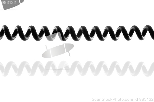 Image of Spiral Telephone Cable