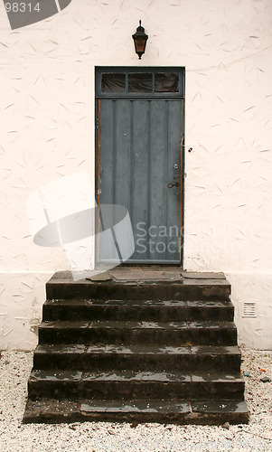 Image of Old blue door