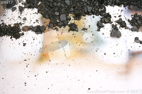 Image of Abstract with gravel