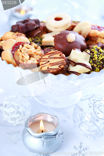 Image of Christmas gingerbread and cookies