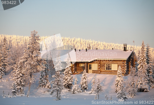 Image of winter house