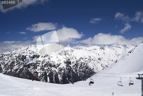 Image of Ropeway at ski resort