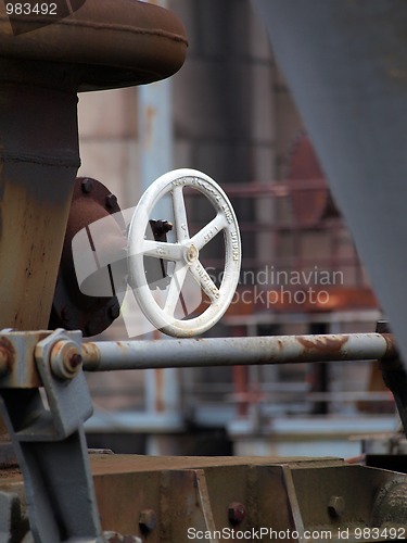 Image of Valve at industrial plant