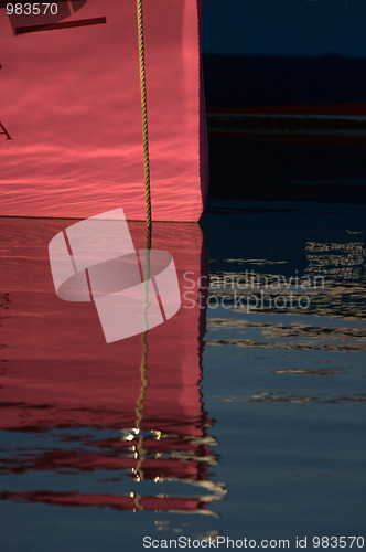 Image of reflections in the water