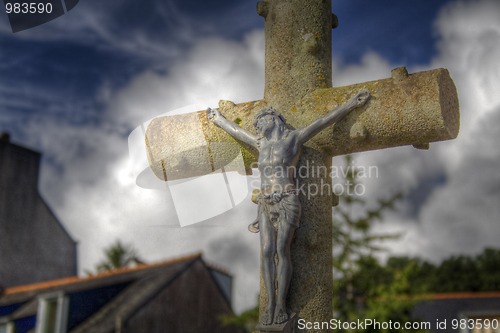 Image of A cross Landevennec