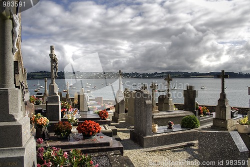 Image of cemetery in Brittany