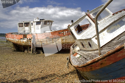 Image of two shipwrecks