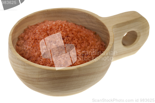 Image of red sea salt crystals 