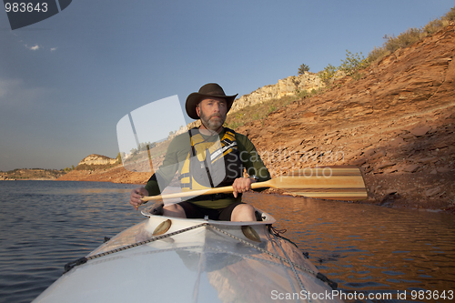 Image of canoe paddling in Colorado