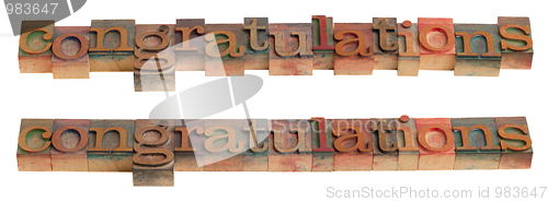 Image of congratulations