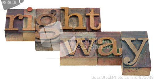 Image of right way