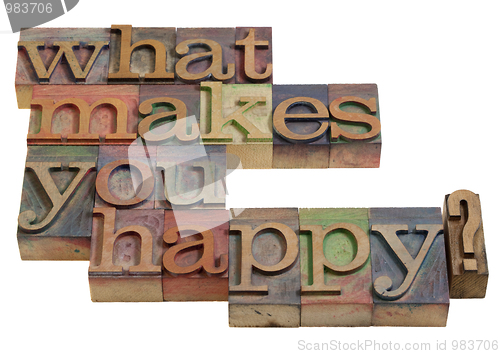 Image of What makes you happy?