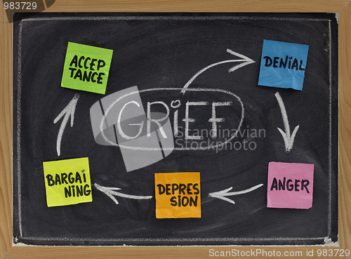 Image of The five stages of grief