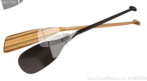 Image of canoe paddles 