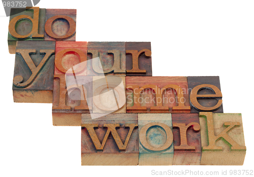 Image of do your homework