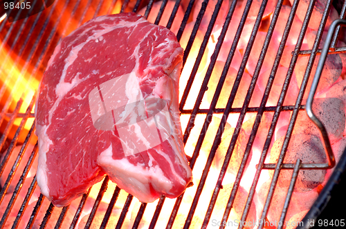 Image of steak on the grill