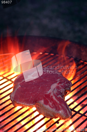 Image of steak on the grill