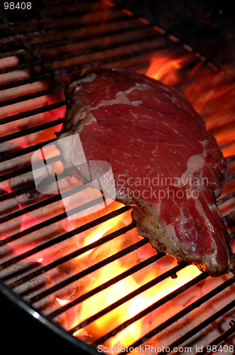 Image of steak on the grill