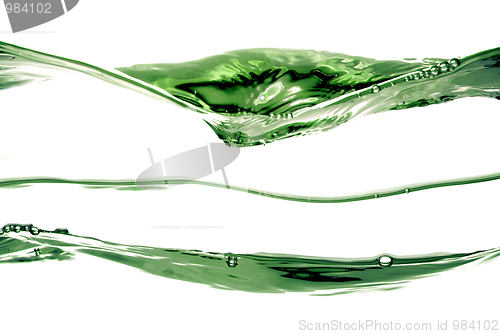 Image of Green water waves