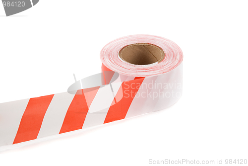 Image of striped safety ribbon