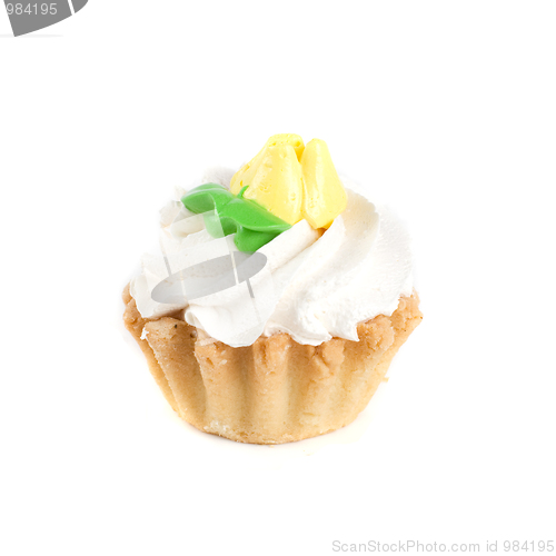 Image of cream cupcake