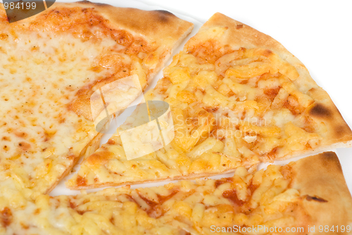 Image of Three cheese pizza