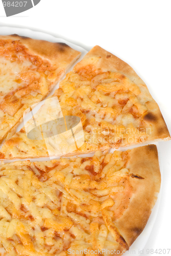 Image of Three cheese pizza