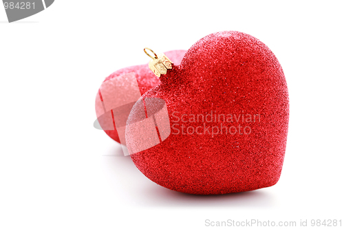 Image of red heart ball