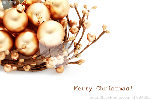 Image of golden balls