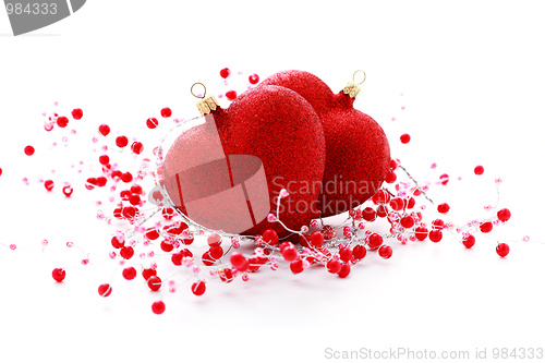 Image of red heart ball