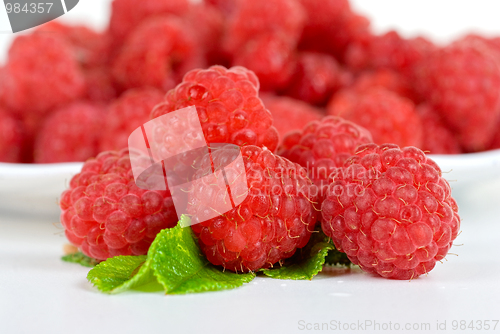 Image of fresh raspberry