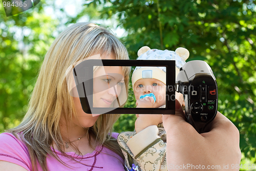 Image of happy mum and her boy