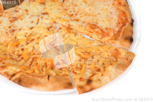 Image of Three cheese pizza