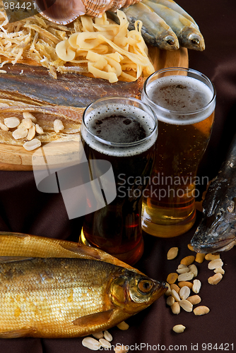 Image of Beer and snacks set