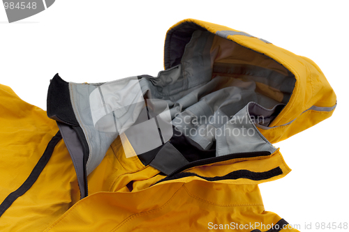 Image of waterproof breathable paddling jacket with hood