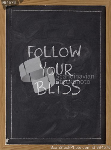 Image of follow your bliss - reminder