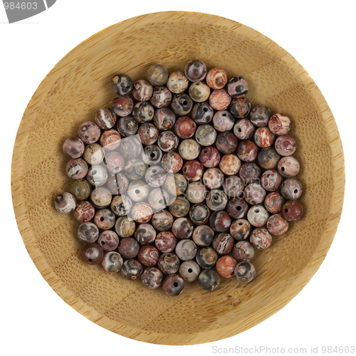 Image of multi color glass beads
