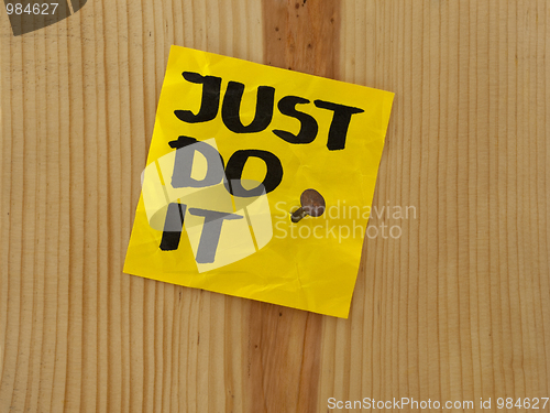 Image of just do it - motivational reminder