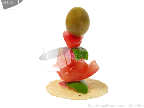 Image of Tower snack..:)-clipping path