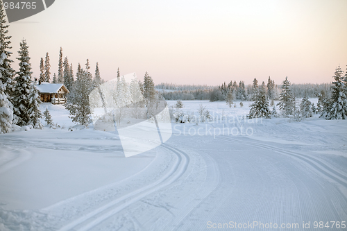 Image of ski route