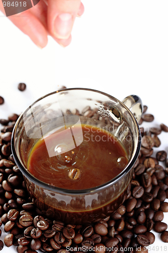 Image of Cup with coffee