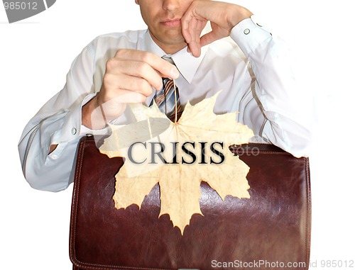 Image of finance crisis