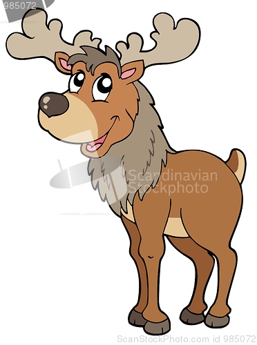 Image of Cartoon reindeer