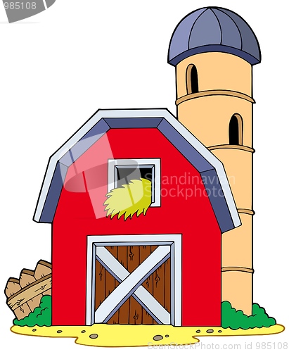 Image of Barn with granary