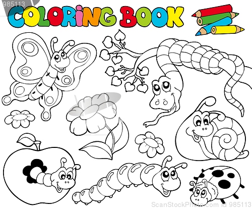 Image of Coloring book with small animals 1