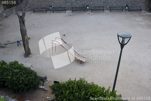 Image of Empty playground