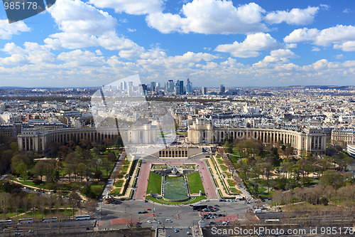 Image of Trocadero from bird view