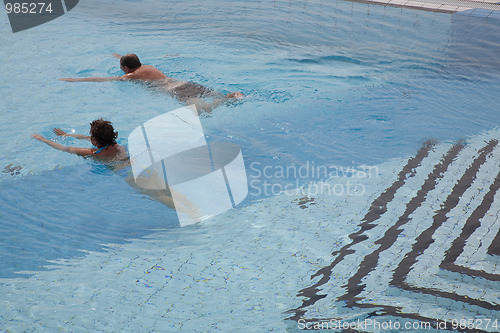 Image of Swimming in the pool